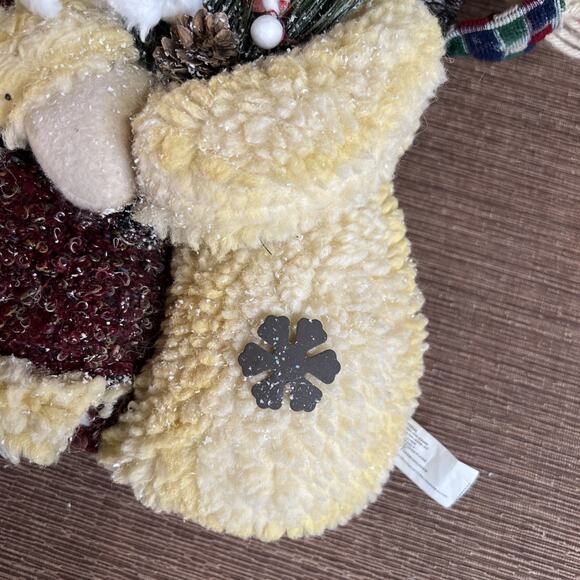 Christmas “Warm Welcome” Door Hanger – Santa & Snowman Holding Hands, Holiday - Picture 6 of 10